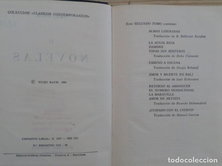 Libros de segunda mano: Vicki Baum - Novelas - 4 Tomos - 1958 - Planeta - Foto 3