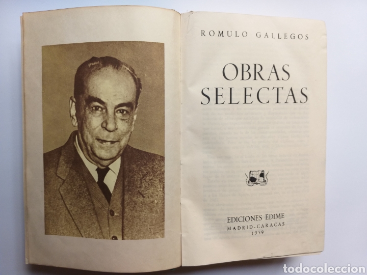 Libros de segunda mano: R&oacute;mulo Gallegos obras selectas . Ediciones edime . 1959 - Foto 14
