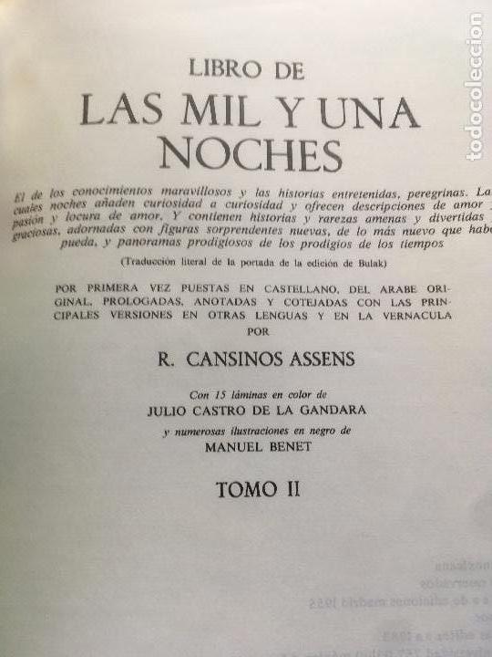 Libros de segunda mano: Las Mil y una noches. Aguilar - Foto 4