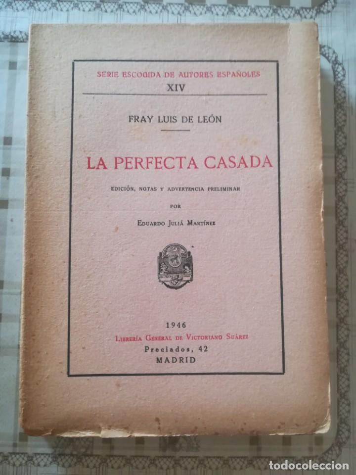Libros de segunda mano: La perfecta casada - Fray Luis de Le&oacute;n - 1946 - Foto 1
