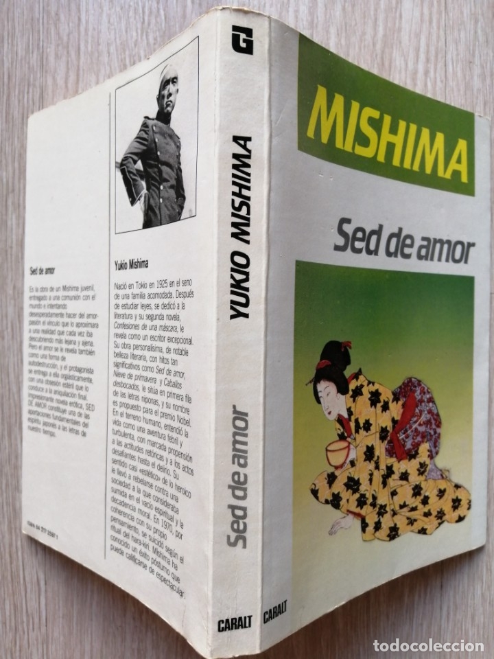 Libros de segunda mano: YUKIO MISHIMA. SED DE AMOR. CARALT. - Foto 2