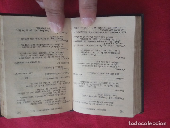 Libros de segunda mano: CYRANO DE B&Eacute;RGERAC. E. ROSTAND. CRISOL&Iacute;N N&ordm; 295. AGUILAR 1961. - Foto 5