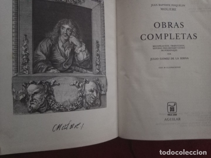 Libros de segunda mano: Obras completas. Moliere. Aguilar. 1973. - Foto 4