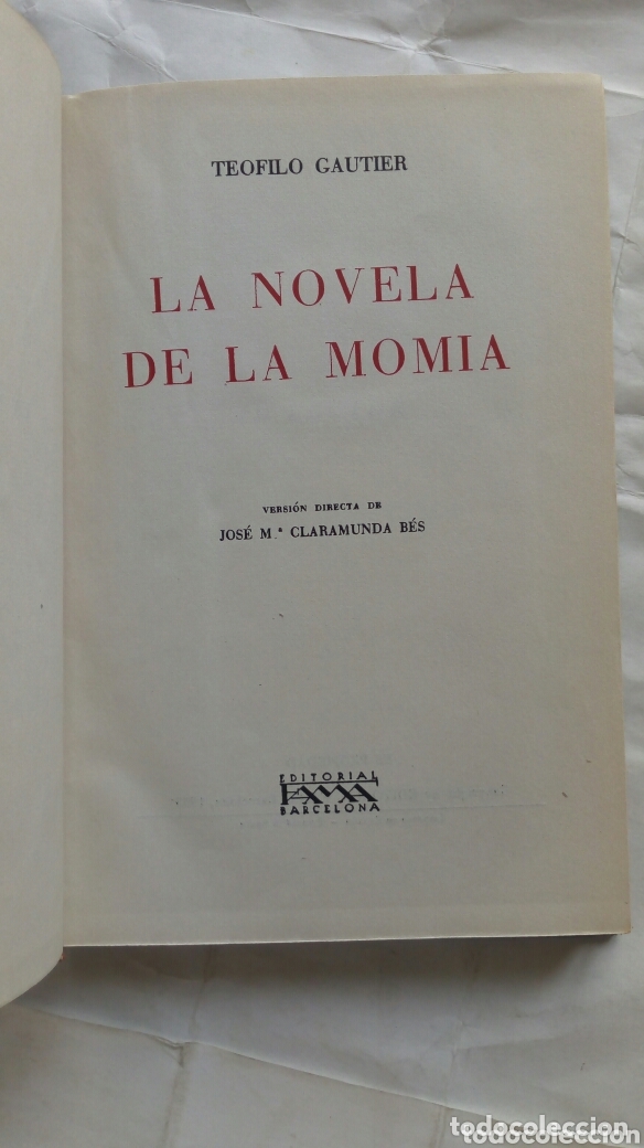 Libros de segunda mano: La novela de la momia. Te&oacute;filo Gautier. - Foto 7