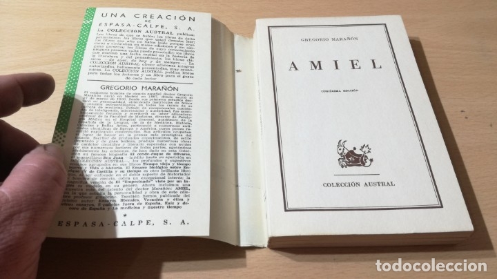 Libros de segunda mano: AMIEL - GREGORIO MARA&Ntilde;ON	 / 	AUSTRAL	 / 	I-105 - Foto 3