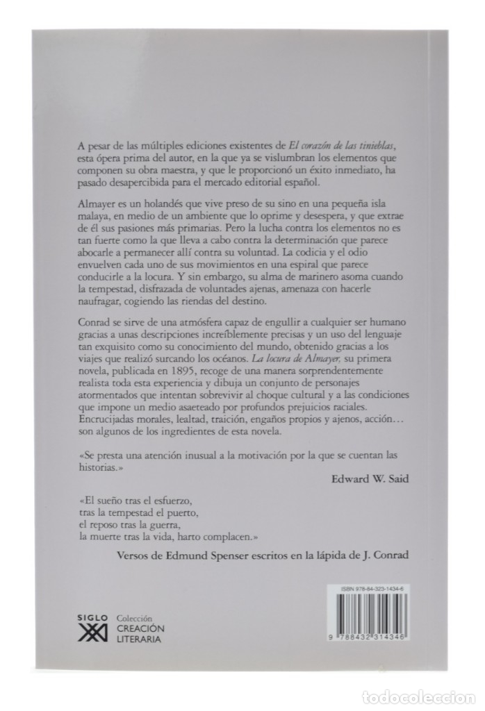 Libros de segunda mano: LA LOCURA DE ALMAYER - CONRAD, Joseph - Foto 2