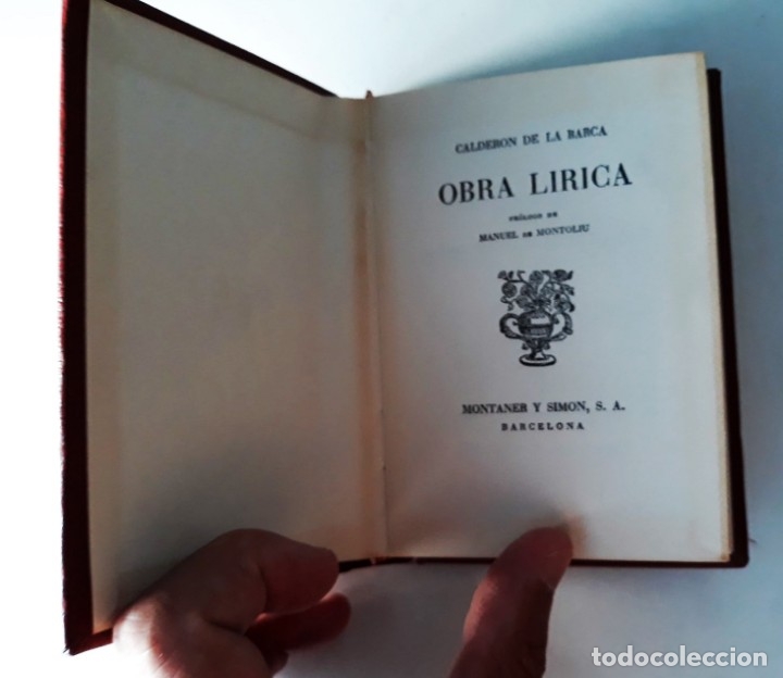 Libros de segunda mano: CALDER&Oacute;N DE LA BARCA: OBRA L&Iacute;RICA - Foto 2