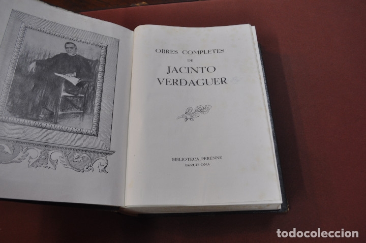 Libros de segunda mano: obres completes de Jacinto Verdaguer - 1946 2&ordf; edici&oacute;n - CLB - Foto 2