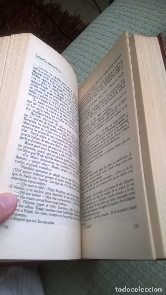 Libros de segunda mano: LO QUE EL VIENTO SE LLEV&Oacute; I Y II. - Foto 6