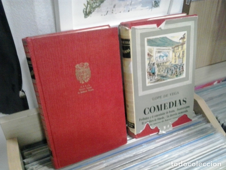 Libros de segunda mano: Comedias, 2 tomos. Lope de Vega - Foto 1