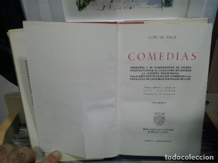 Libros de segunda mano: Comedias, 2 tomos. Lope de Vega - Foto 3