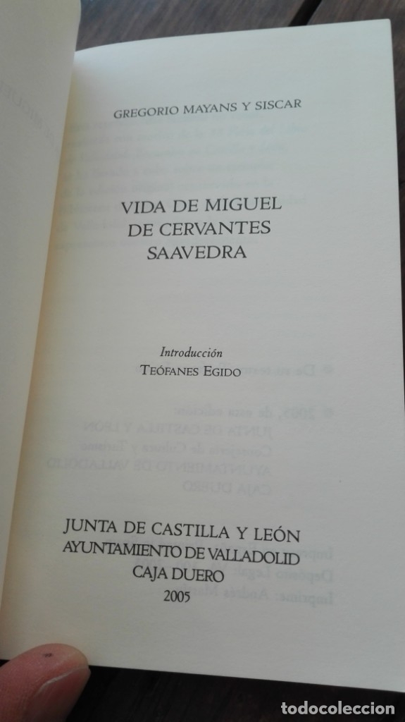 Libros de segunda mano: Vida de Miguel de Cervantes Saavedra - Foto 2