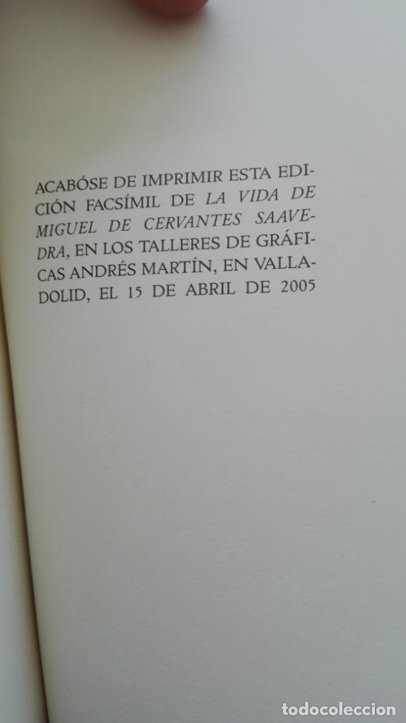 Libros de segunda mano: Vida de Miguel de Cervantes Saavedra - Foto 6