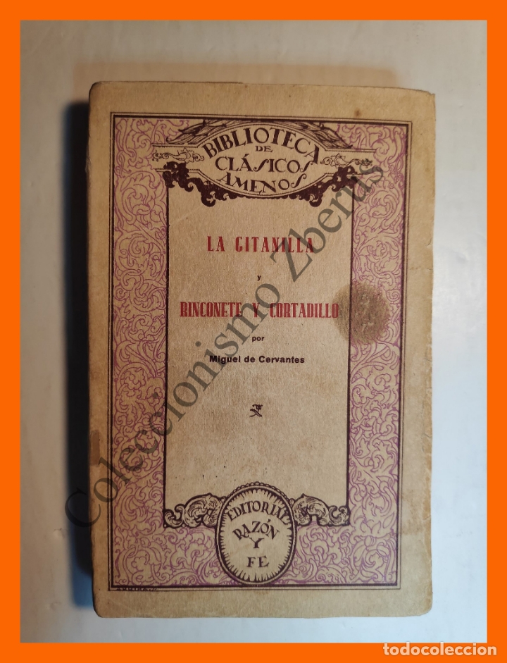 Libros de segunda mano: La Gitanilla - Rinconete y Cortadillo - Miguel de Cervantes - Foto 1