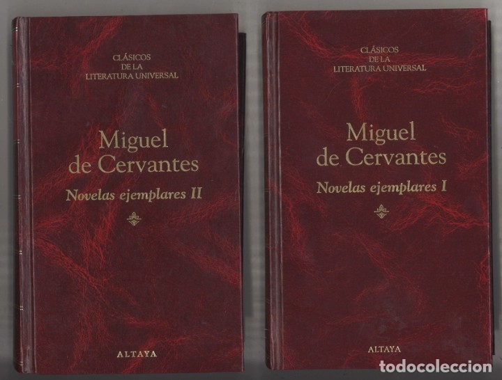 Libros de segunda mano: Miguel de Cervantes. Novelas ejemplares. Dos tomos. 1995 - Foto 1
