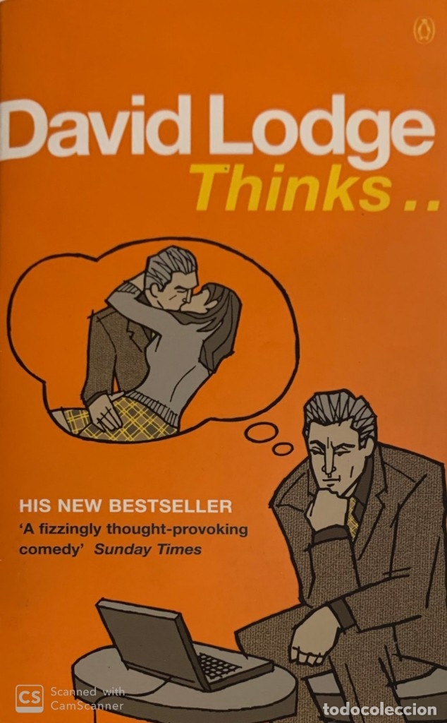 Libros de segunda mano: DAVID LODGE. Thinks... London, 2002. Texto en ingl&eacute;s. - Foto 1