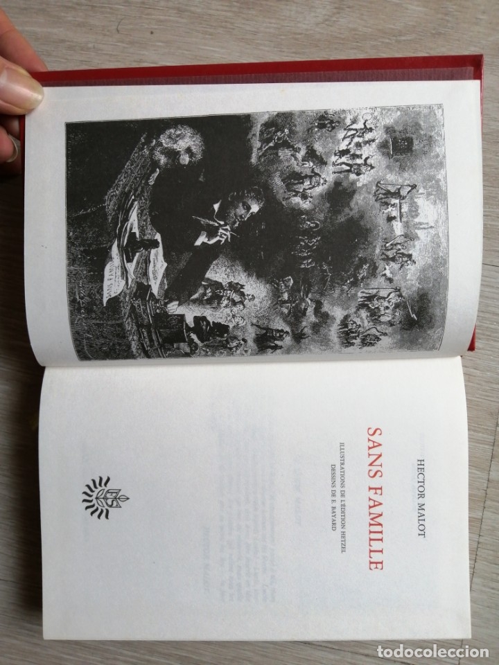 Libros de segunda mano: SANS FAMILLE. HECTOR MALOT. en franc&eacute;s. Dessins de E. Bayard. - Foto 3