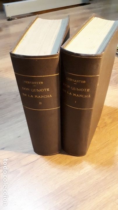 Libros de segunda mano: Don Quijote de la Mancha - 2 tomos - Edit. Argos - Vaquero - Foto 1
