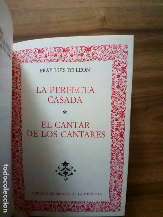 Libros de segunda mano: La perfecta casada - El cantar de los cantares - Fray Luis de Le&oacute;n - Foto 1
