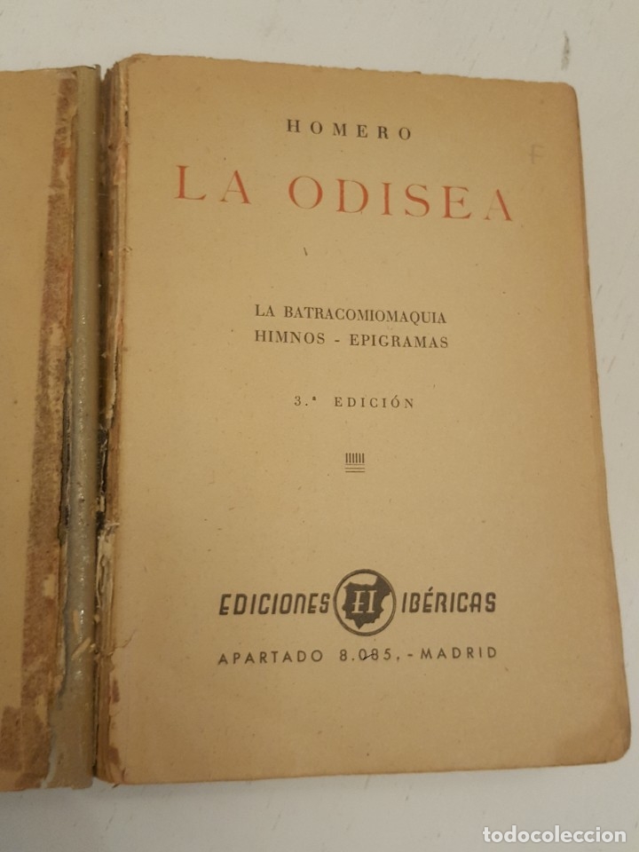 Libros de segunda mano: LA ODISEA. HOMERO. Ediciones Ib&eacute;ricas - Foto 2