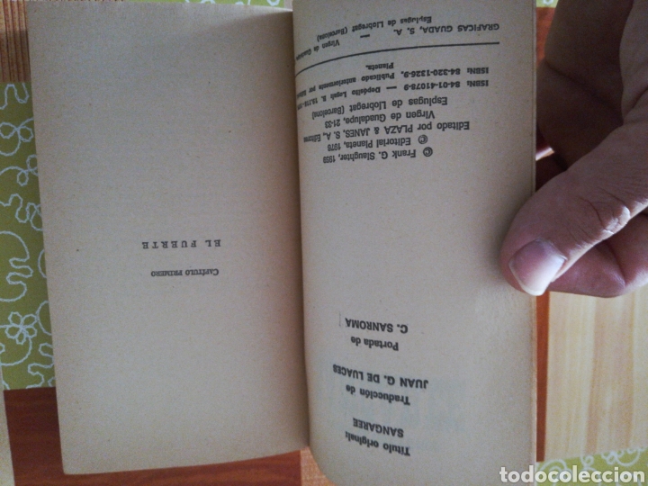 Libros de segunda mano: Sangaree - frank g. Salaugther - el arca de papel 1976 - Foto 2