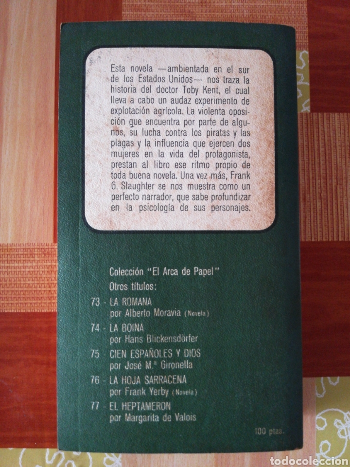 Libros de segunda mano: Sangaree - frank g. Salaugther - el arca de papel 1976 - Foto 3