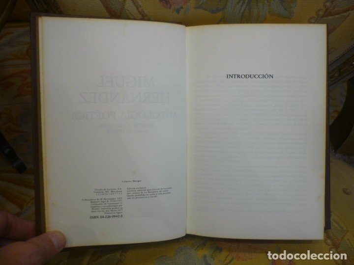 Libros de segunda mano: OBRAS SELECTAS DE MIGUEL HERN&Aacute;NDEZ: ANTOLOG&Iacute;A PO&Eacute;TICA. - Foto 5