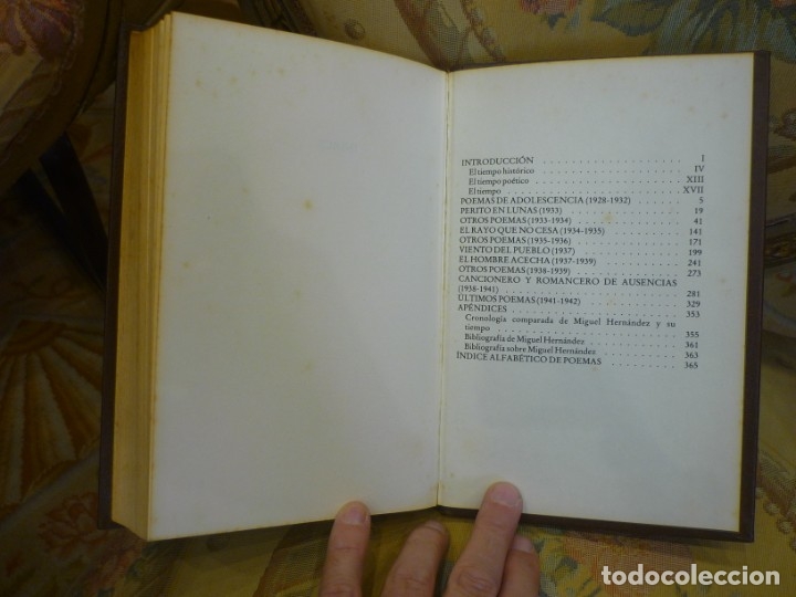 Libros de segunda mano: OBRAS SELECTAS DE MIGUEL HERN&Aacute;NDEZ: ANTOLOG&Iacute;A PO&Eacute;TICA. - Foto 9