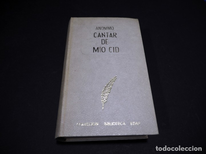 Libros de segunda mano: CANTAR DE MIO CID, AN&Oacute;NIMO. Coleccion Biblioteca EDAF 1967 - Foto 2