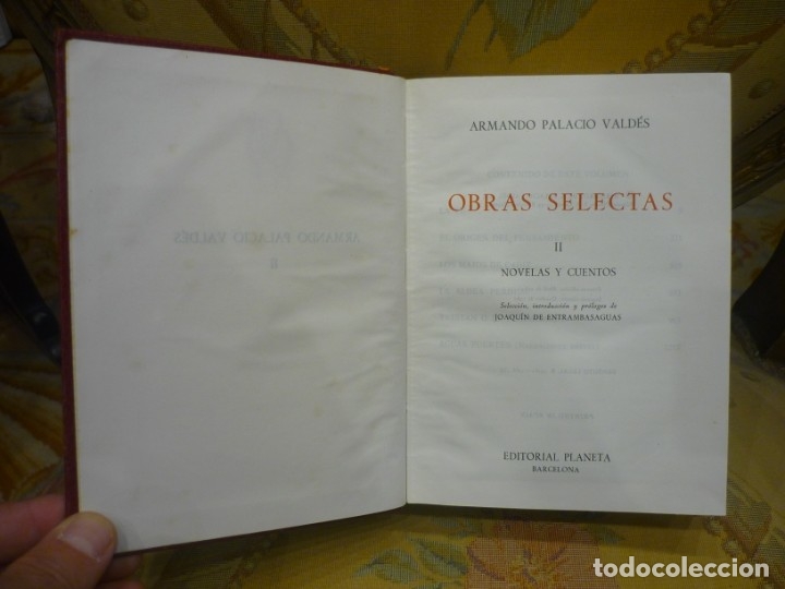 Libros de segunda mano: OBRAS SELECTAS DE ARMANDO PALACIO VALD&Eacute;S. DOS TOMOS CON ESTUCHE. COMPLETO. - Foto 10