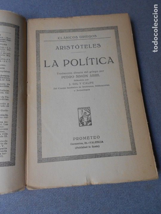 Libros de segunda mano: ARISTOTELES. LA POLITICA - Foto 3