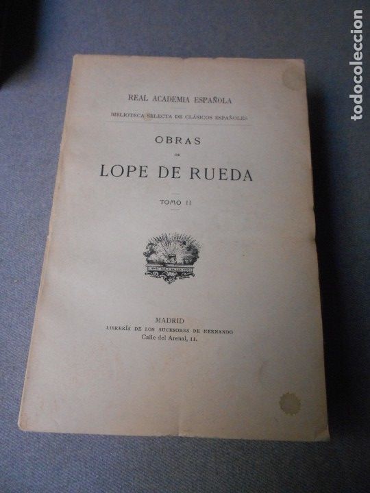 Libros de segunda mano: OBRAS DE LOPE DE RUEDA. DOS TOMOS - Foto 8