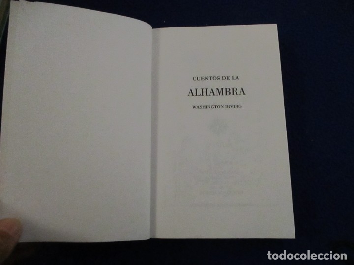 Libros de segunda mano: CUENTOS DE LA ALHAMBRA Washington Irving. Ed. Edilux 200? - Foto 2
