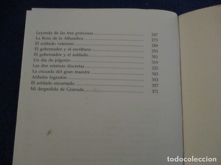 Libros de segunda mano: CUENTOS DE LA ALHAMBRA Washington Irving. Ed. Edilux 200? - Foto 5