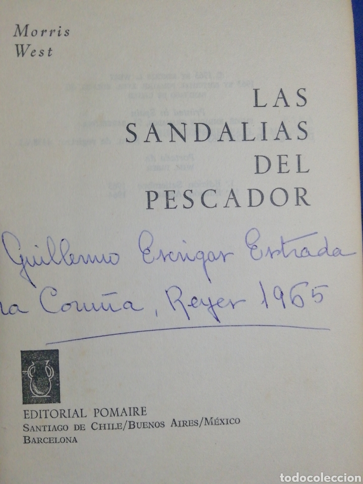Libros de segunda mano: LAS SANDALIAS DEL PESCADOR. MORRIS WEST - Foto 2