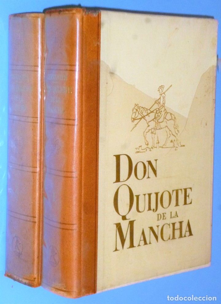 Libros de segunda mano: EL INGENIOSO HIDALGO DON QUIJOTE DE LA MANCHA. 2 TOMOS - Foto 2