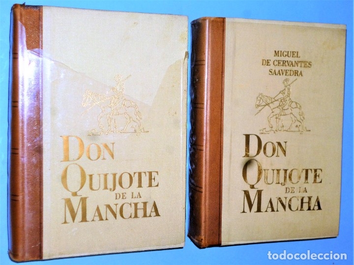 Libros de segunda mano: EL INGENIOSO HIDALGO DON QUIJOTE DE LA MANCHA. 2 TOMOS - Foto 1