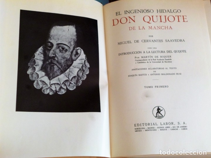 Libros de segunda mano: EL INGENIOSO HIDALGO DON QUIJOTE DE LA MANCHA. 2 TOMOS - Foto 3