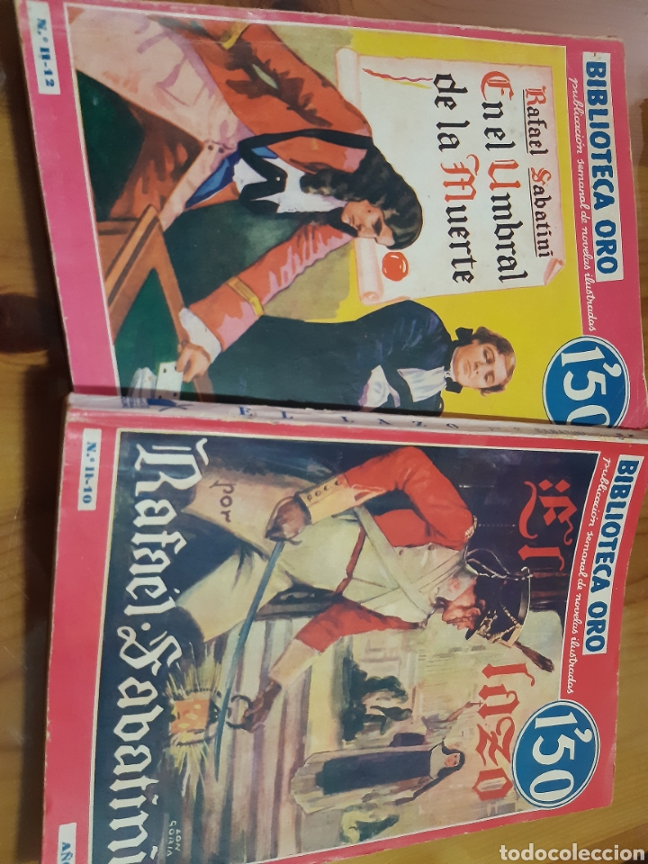 Libros de segunda mano: Lote 2 antiguas novelas BIBLIOTECA ORO - Foto 1