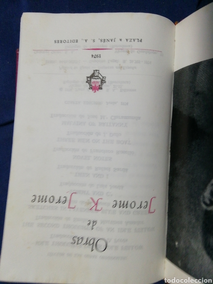Libros de segunda mano: OBRAS. K. JEROME. PIEL Y PAPEL DE BIBLIA - Foto 3