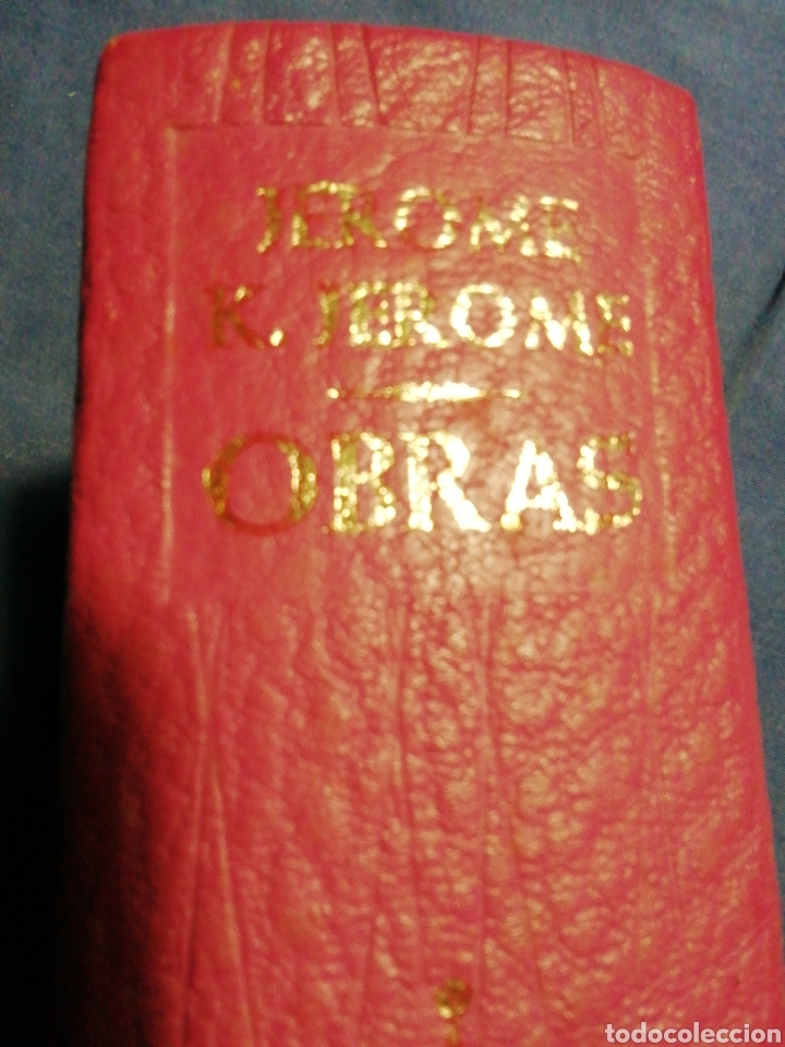 Libros de segunda mano: OBRAS. K. JEROME. PIEL Y PAPEL DE BIBLIA - Foto 4