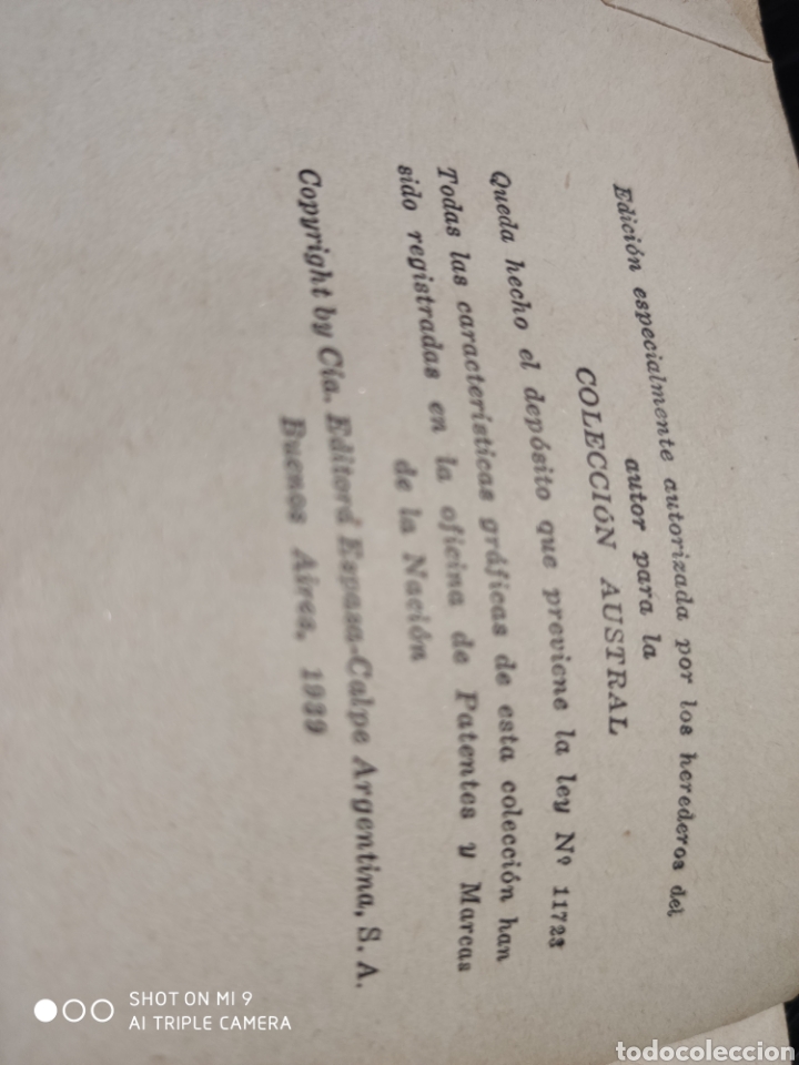Libros de segunda mano: Niebla, Unamuno, 1939 - Foto 3