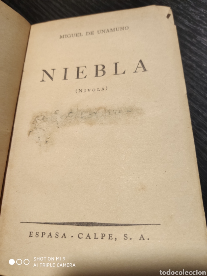Libros de segunda mano: Niebla, Unamuno, 1939 - Foto 5