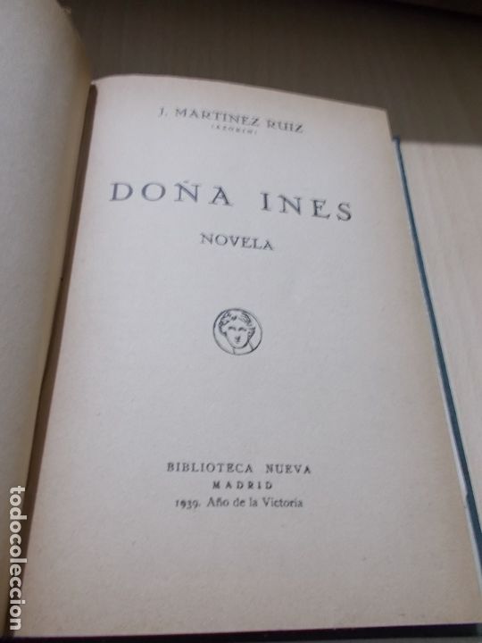 Libros de segunda mano: Do&ntilde;a In&eacute;s. J. Mart&iacute;nez Ruiz, Azor&iacute;n - Foto 1