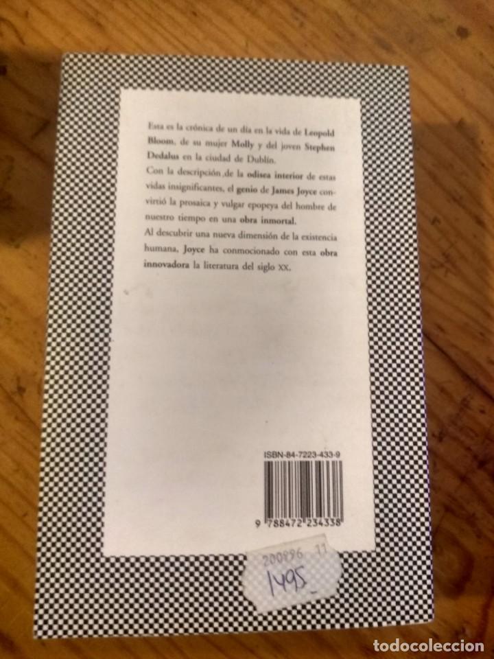 Libros de segunda mano: Ulises por James Joyce de Ed. Lumen / Tusquets - Foto 4