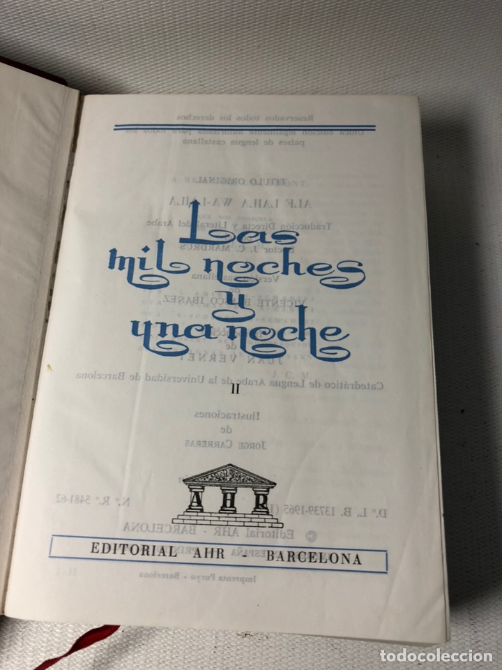 Libros de segunda mano: LAS MIL Y UNA NOCHES  &middot;&middot;&middot; 2 VOLS. - Foto 17