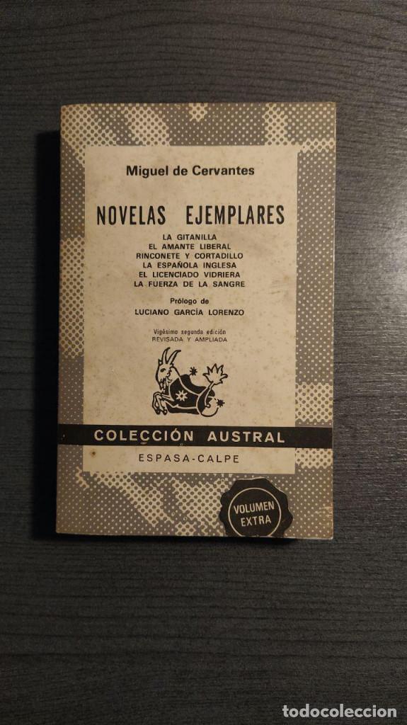 Libros de segunda mano: NOVELAS EJEMPLARES   MIGUEL DE CERVANTES  ESPASA, AUSTRAL N&ordm; 29, - Foto 1