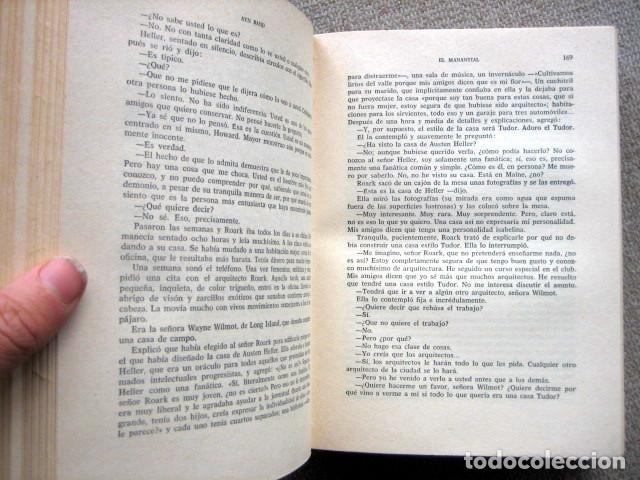 Libros de segunda mano: El manantial, de Ayn Rand. Edici&oacute;n 1958 - Foto 4