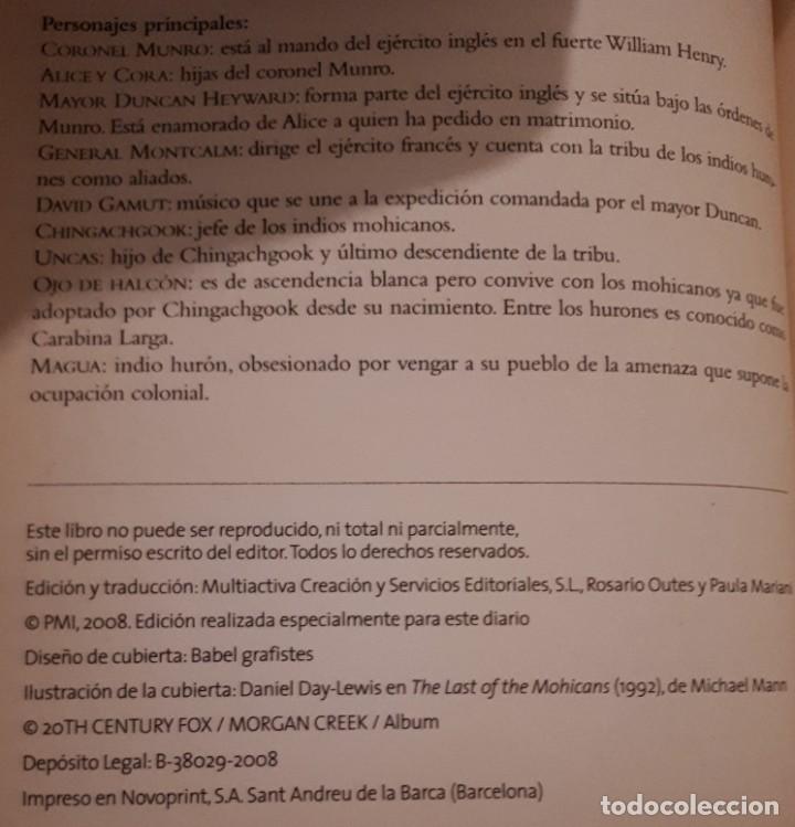 Libros de segunda mano: El &uacute;ltimo mohicano &ndash; J. Fenimore Cooper - Foto 2