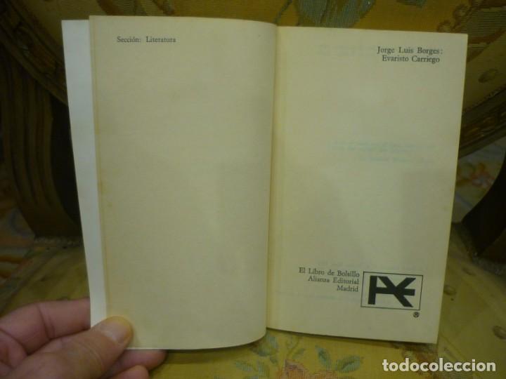 Libros de segunda mano: EVARISTO CARRIEGO, DE JORGE LUIS BORGES. - Foto 4